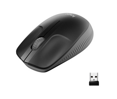 Мишка Logitech Full-size wireless mouse M190 - Grey 910-005906 фото