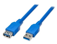 Кабель подовжувач USB 3.0 AM/AF Atcom 1.8m Blue (6148) 6148 фото