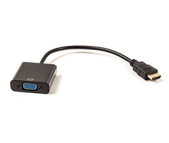 Перехідник PowerPlant HDMI - VGA 0.15m (CA910885) CA910885 фото