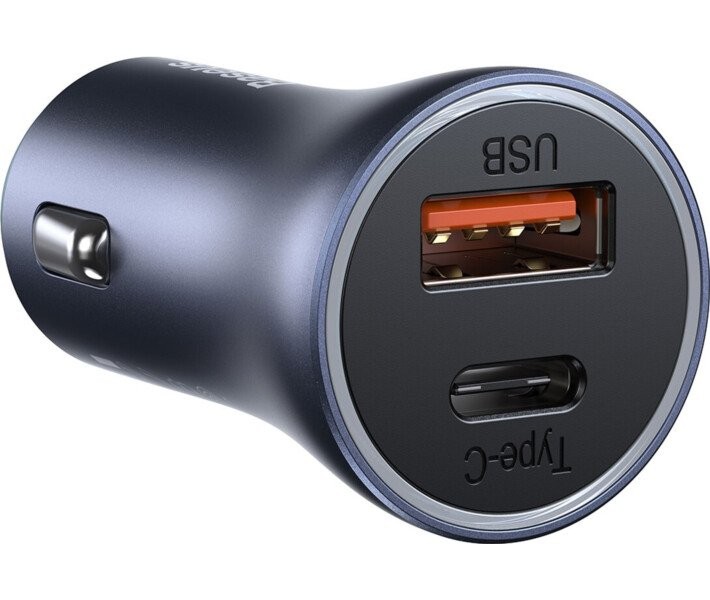 АЗП Baseus Golden Contactor Pro 40W USB + Type-C Dark Gray CCJD-0G фото