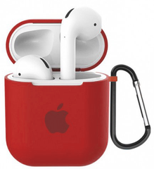 Чохол AirPods / AirPods 2 Silicone Case, Red 119902      фото