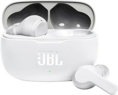 Bluetooth гарнітура JBL Wave 200 TWS, White 115387      фото