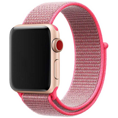 Ремінець Nylon Apple Watch 42 mm / 44 mm / 45 mm / 49 mm, Rose Pink 126777      фото