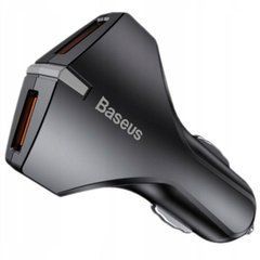 АЗП Baseus Rocket 2USB / 3A QC / 3.0 Black 101836      фото