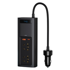 Автомобільний інвертор Baseus In-car Inverter 150W - Black 117881      фото