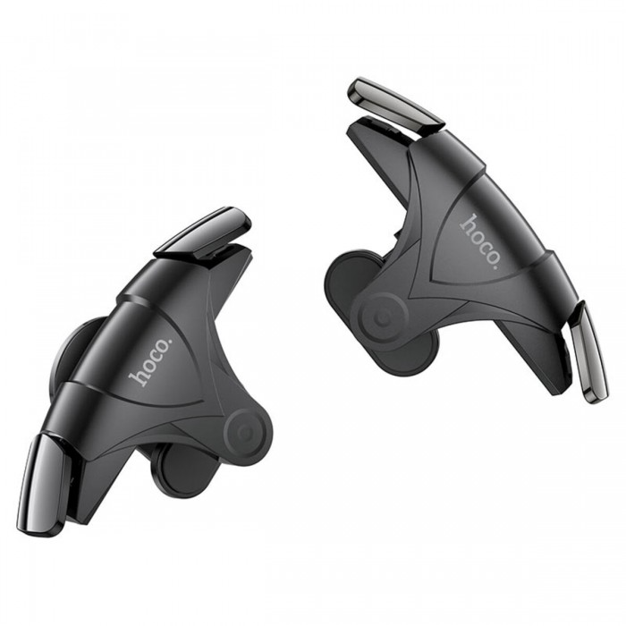 Геймпад Hoco GM5 Wolf mobile game buttons Black Metal Gray 118386      фото
