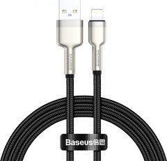 Кабель Lightning Baseus Cafule Metal 2,4A / 1m. - Black 112651      фото