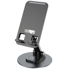 Підставка для телефону Hoco BH75 Flawless folding rotatable desktop holder Black 118388      фото