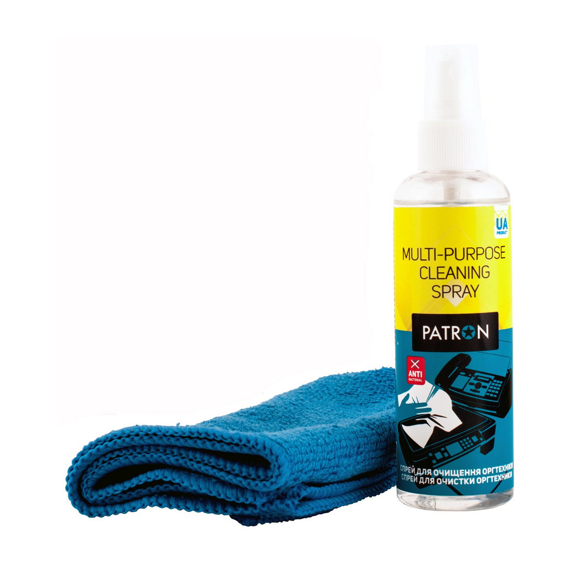 Спрей для очищення Patron spray for technique 100мл (F3-018) 100 мл + мікрофібра 115569      фото