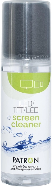 Cпрей для очищення Patron Screen spray for display 120ml (F3-022) 120 мл + мікрофібра 115572      фото