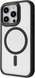 Накладка Proove Clear Essence Case Magnetic Ring iPhone 16 Pro Max, Black 123831      фото