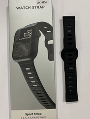 Ремінець Spigen 20mm, Black 122092      фото