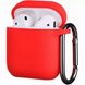 Чохол AirPods / AirPods 2 Silicone Case, Navy Red 115914      фото