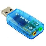 Звукова карта Dynamode USB 6 5.1 Blue (USB-SOUNDCARD2.0) 125789      фото