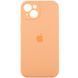 Накладка Silicone Case Full Camera iPhone 15, Cantaloupe 120917      фото