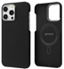 Накладка Proove Carbon Slim Case Magnetic Ring iPhone 16 Pro, Black 127452      фото