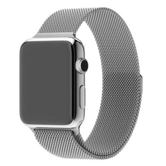Ремінець Metal Milanese Loop Band Apple Watch 42 mm / 44 mm / 45 mm / 49 mm, Silver 119250      фото