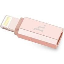 Перехідник Micro USB-Lightning Hoco - Rose Gold 118285      фото